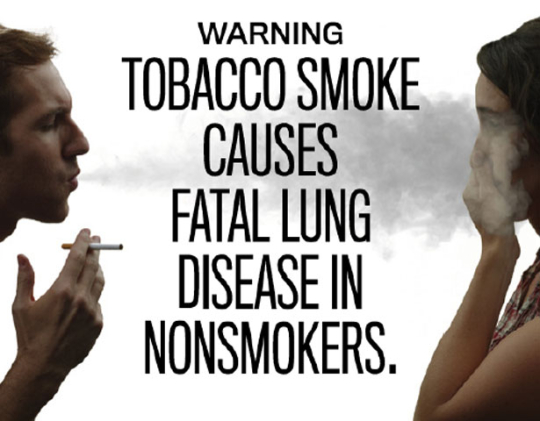 ВНИМАНИЕ: Табачный дым является причиной смертельной болезни легких у некурящих